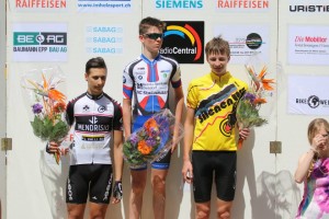 Matteo Cappai sul podio alla classica Silenen-Bristen