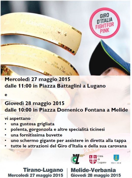 Tendina al Giro d’Italia per sostenere i nostri scolari