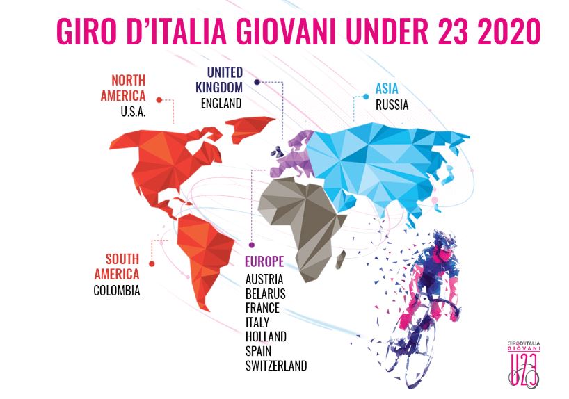 La squadra U23 del VC Mendrisio selezionata per il Giro d’Italia 2020