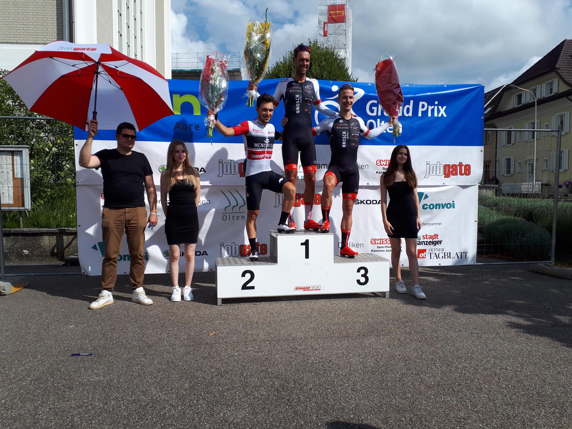 Francesco Vergobbi sul podio al Grand Prix Olten mentre Botta 4° alla Coppa Città di Ovada e Nordal 4° alla Bassano-Montegrappa